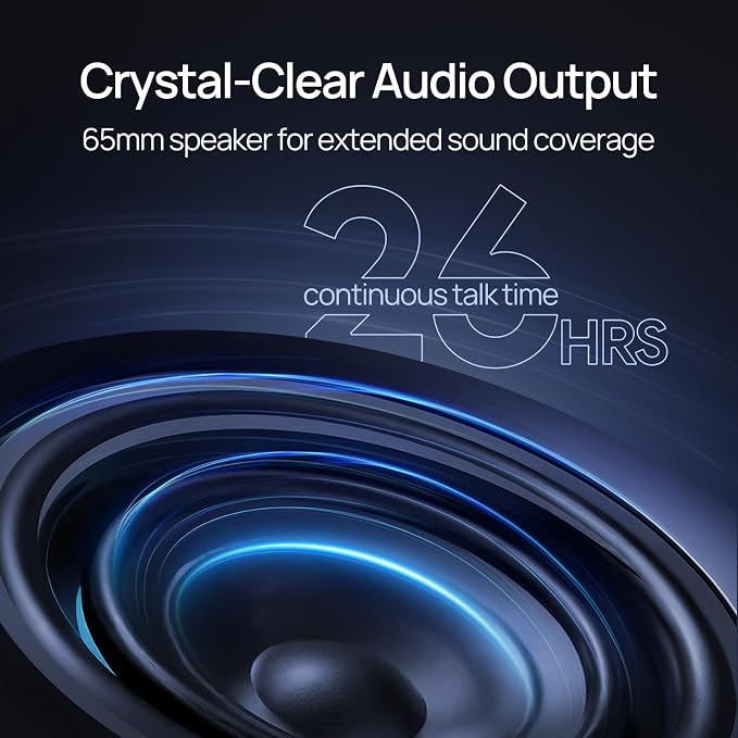 Yealink Bluetooth Speakerphone SP96 Support Daisy-Chain 26H Talk Time Teams Certified 65mm Conference Speaker and 6 Microphones Smart AI Noise-Canceling 5m Voice Pickup Radius 1.2m USB C/A 400g - Image 3