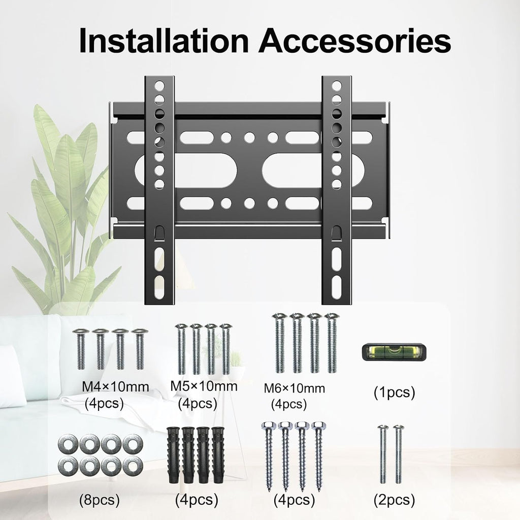 Fixed TV Wall Mount for 14-42" TVs Low Profile Wall Mount TV Bracket - Image 9