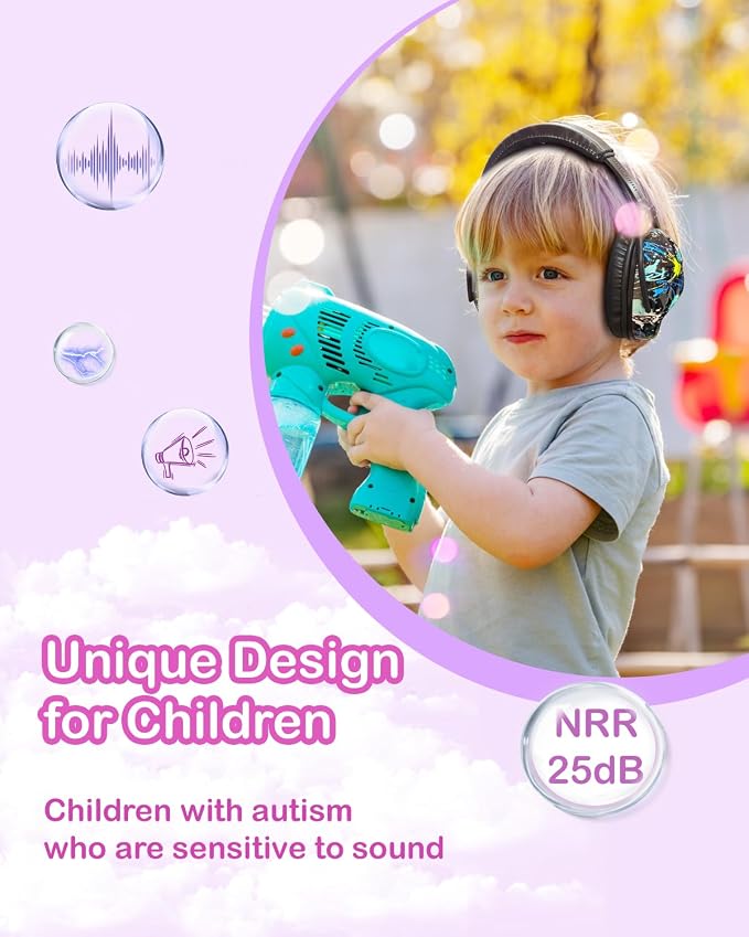 ZOHAN Kids Ear Protection 3 Pack, Noise Canceling Headphones for Monster Jam, Concerts, Fireworks, Air Shows, Autism - Image 5