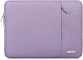 MOSISO Laptop Case 15 inch, Laptop Sleeve Bag with Pocket | Compatible with MacBook Air 15 inch M5 M4 M3 M2 2026-2023, Dell XPS, Polyester Vertical Computer Bag, Purple by MOSISO