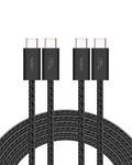 Belkin USB C to USB C 60W Braided Cable 2 Pack, 9.9ft iPhone Charger Cord | iPhone 15/16/17, Samsung Galaxy S26, Pixel 10, Airpods, iPad, Nintendo Switch 2, MacBook, Steam Deck, Travel, Chromebook by Unknown
