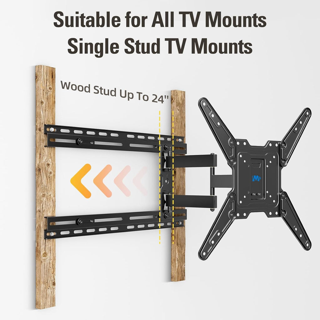 Mounting Dream Universal TV Wall Mount Extension Bracket for Televison Wall Plate, Fitting 16'' - 24'' Wood Studs and Easy Centering in Position, Max Loading Capacity of 154 LBS MD5232 - Image 7