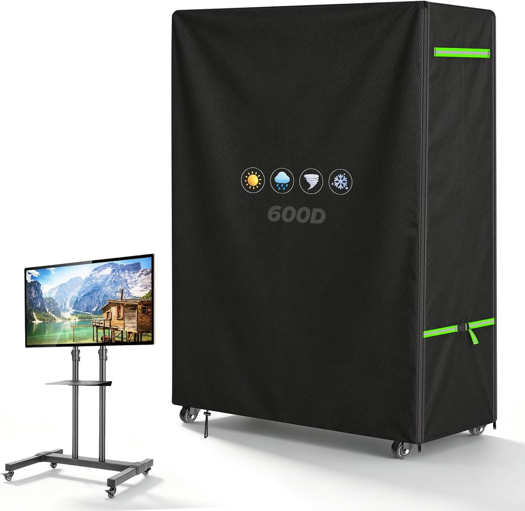 50-55" Outdoor TV Stand Cover, 600D TV Cover Waterproof, 53x15x55'' by ZUYIYI