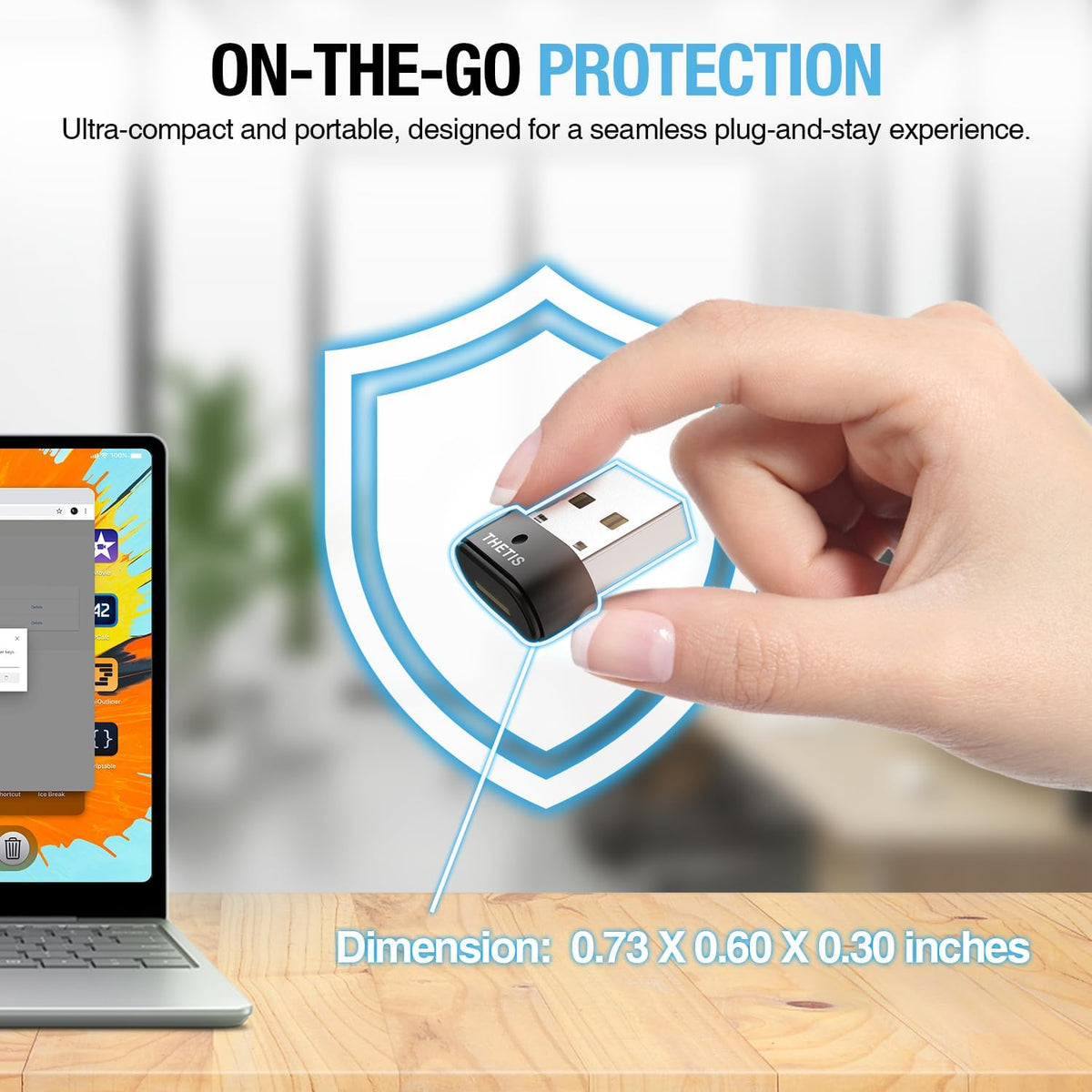 Thetis Nano-A for Business - USB A FIDO2 Security Key L1 MFA & Passkey Access for School ERP, Employee Online Account, Compatible with Coinbase Google Workspace Apple ID Window Salesfore - 2 Pack - Image 6