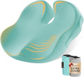 ProtoArc Extra Large Seat Cushions for Office Chairs, Mint Green | Ergonomic Memory Foam Seat Cushion for Home, Extra Cover, Car Seat Cushions for Driving, Pressure Relief Pad for Sciatica by ProtoArc