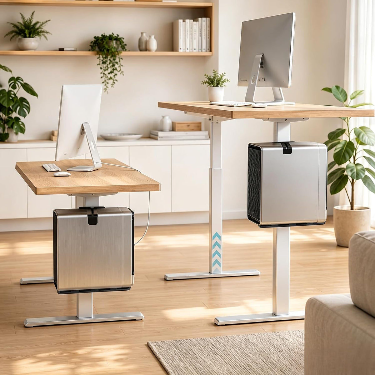 Adjustable Under Desk PC Mount, Width Adjustable from 5.7" to 9.8" - Image 6