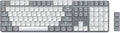 Satechi SM3 Mechanical Keyboard, White LED Backlit, Light Gray/White | 108 Keys Full Size, Wired and Bluetooth, for Mac and Windows by Satechi