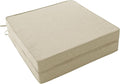 Outdoor Chair Cushions, Set of 2, 18.5 x 16 Inch, Beige | Water Resistant, Fade Resistant, Patio Furniture Seat Replacement, Removable Cover with Zipper, Non-Slip Bottom with Ties by Unknown