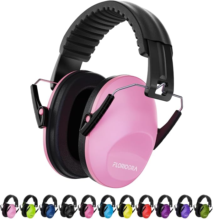 Floriogra Noise Cancelling Headphones for Kids/Toddler 28dB SNR Ear Muffs | Kids Ear Protection Noise Reduction Earmuffs for Children, Hearing Protection for Monster Jam, Concerts, Fireworks, Autism by Floriogra