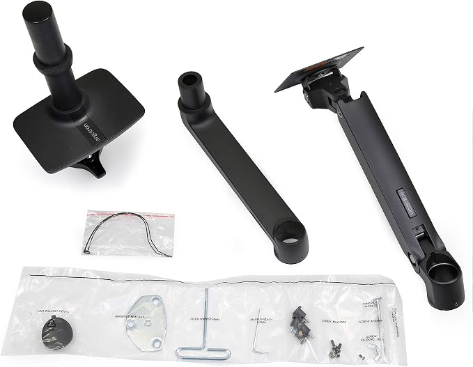 Ergotron – LX Monitor Arm, Single Monitor Desk Mount – fits Flat Curved Ultrawide Computer Monitors up to 34 Inches, 7 to 25 lbs, VESA 75x75mm or 100x100mm – Matte Black - Image 9