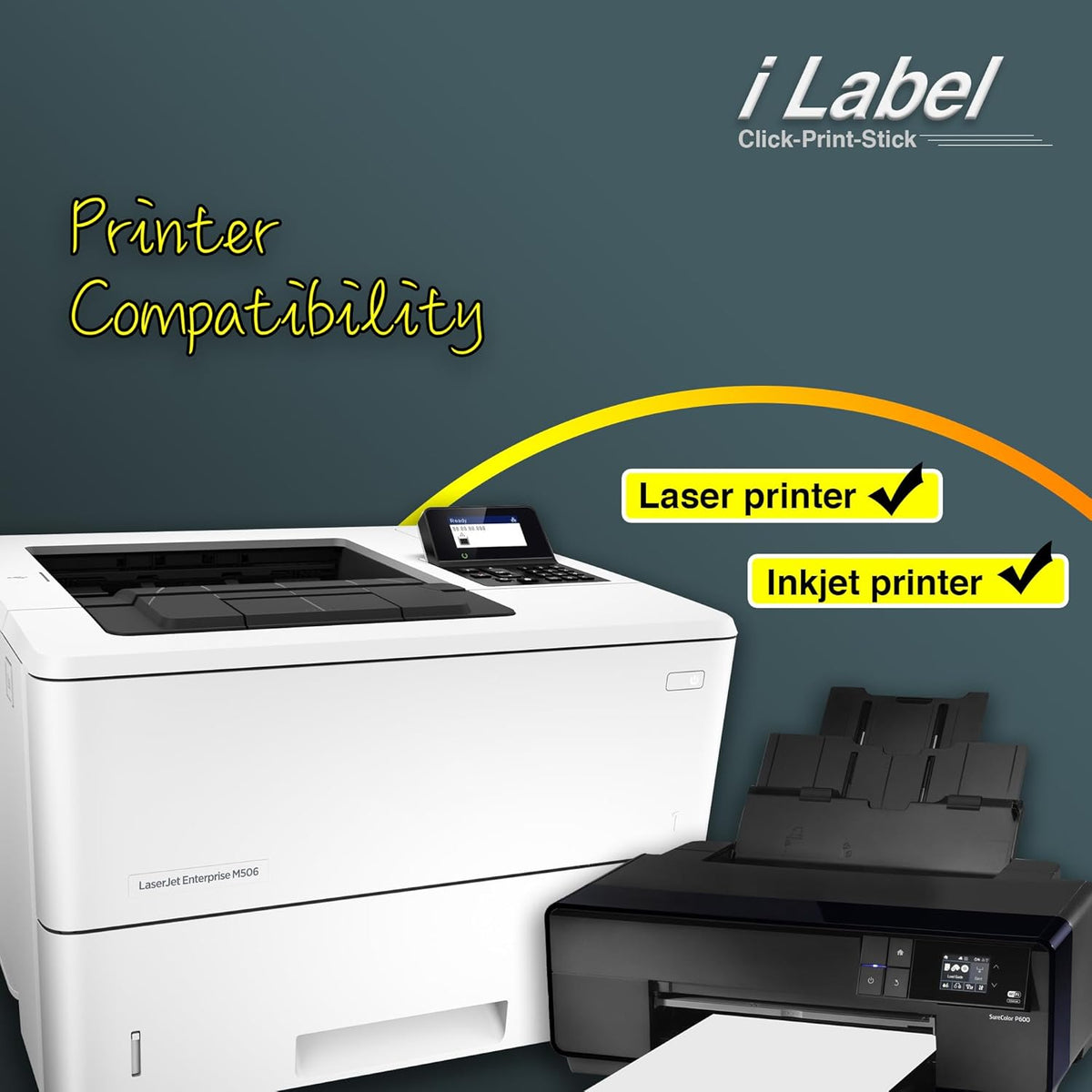 8.5" x 11" Full Sheet Label Sticker Paper for Laser & Inkjet Printers [100 Sheets,100 Labels] - Image 5