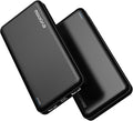 2 Pack Portable Charger, Slimmer 10000mAh Power Bank, USB C in&Out Fast Charging Battery Pack, Portable Power Bank for iPhone 16 15 14 13 12 Tablet Samsung S23 S22 Pixel and Heated Vest (Black) by EVOPOW