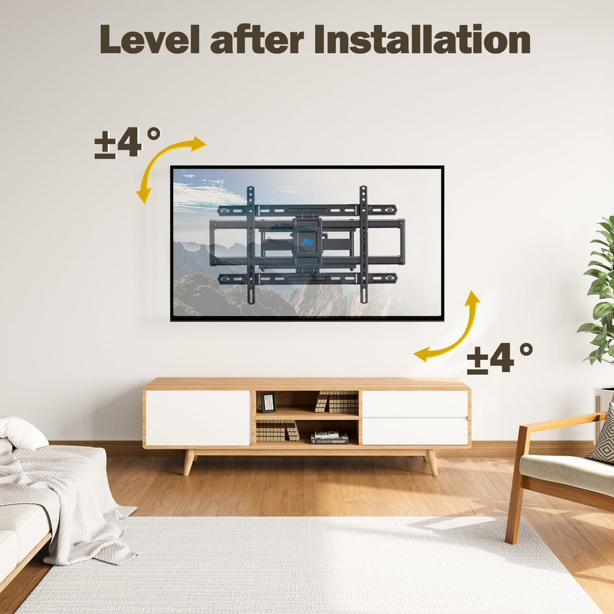 Mounting Dream Full Motion TV Wall Mount for 42-84 Inch TVs up to 100lbs - Image 5