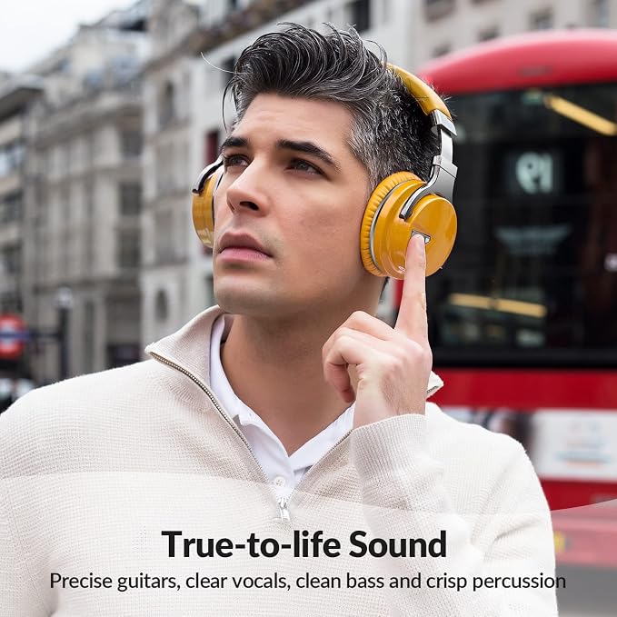 Million Sold 10 Years Classic E7 Active Noise Cancelling Headphones with Upgraded Noise Cancellation, Bluetooth Headphones Wireless with HD Sound Vivid Deep Bass, for Home Office Travel Gift Pcs - Image 6