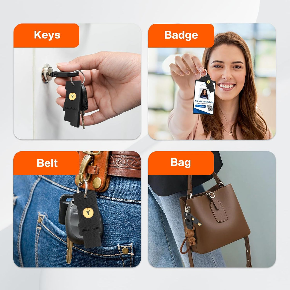 Protective Case for Yubikey 5 NFC, Black - Image 6