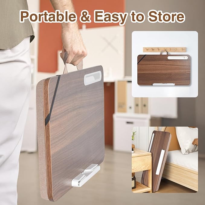 wishacc Lap Desk 24 inches Extra Large - Versatile and Comfortable for Work and Leisure - Image 9