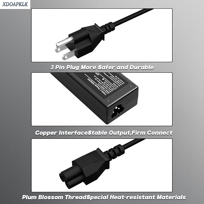 65W USB C Laptop Charger Fast Power Adapter | For HP Chromebook 14 X360 14-ca051wm 14-ca052wm 14-ca091wm ca061dx 14-ca0061dx 14-ca060nr 14-ca020nr 14-ca043cl,Fast Charger - Image 5