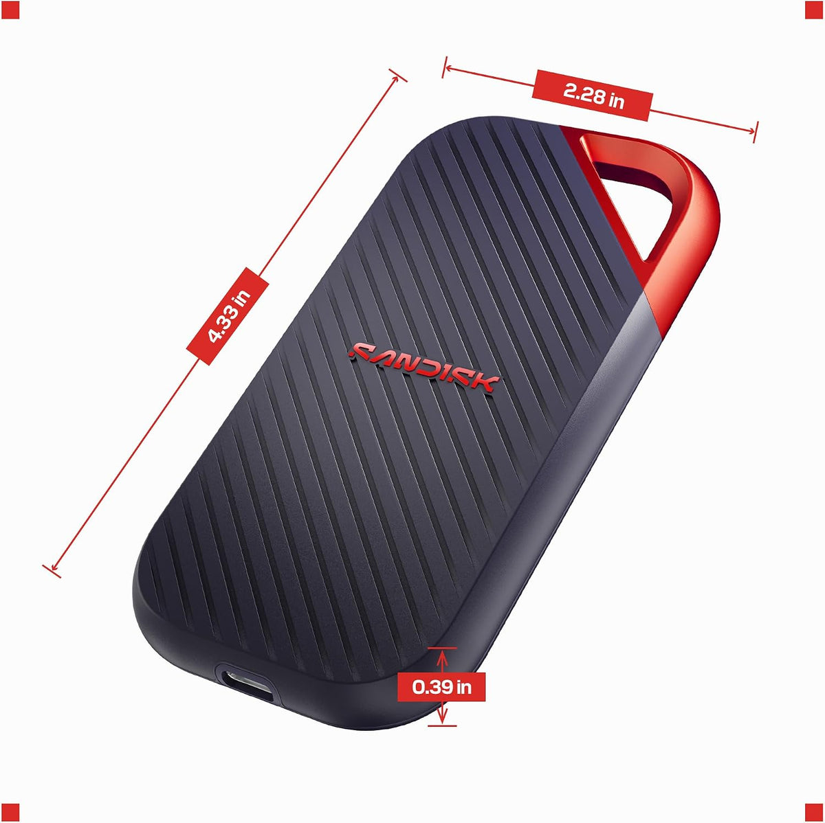 Sandisk 4TB Extreme PRO Portable SSD, Up to 4000MB/s Read Speeds -New Model - Image 8