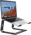 OMOTON Laptop Stand, Detachable Mount for MacBook Air/Pro Dell HP Black | 11-17" Laptop Holder for Desk, Notebook Computer Mount, Lightweight Cooling for Desk, Ergonomic Home Office by OMOTON