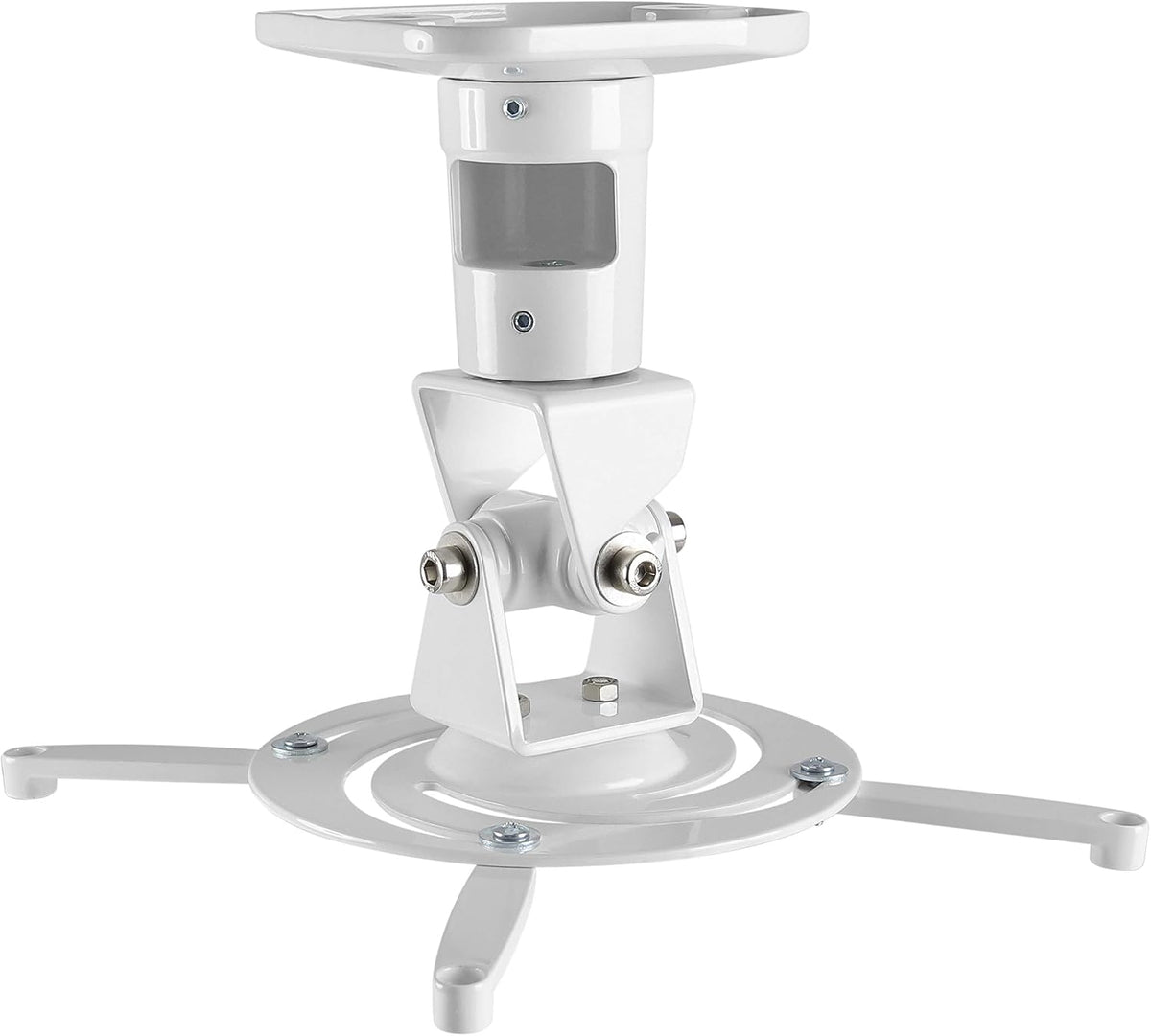 AMER Projector Mount - Ceiling Bracket LCD DLP Tilt 360° Swivel 30lbs (White) by AMER MOUNTS