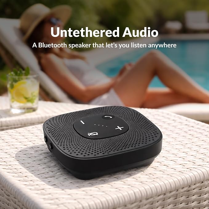 Cyber Acoustics SP-2000 USB Bluetooth Speakerphone with 360-Degree Mic | Great for Conference Calls, 66ft Wireless Range, 12-Hour Battery Life, Full Duplex Audio - Image 4