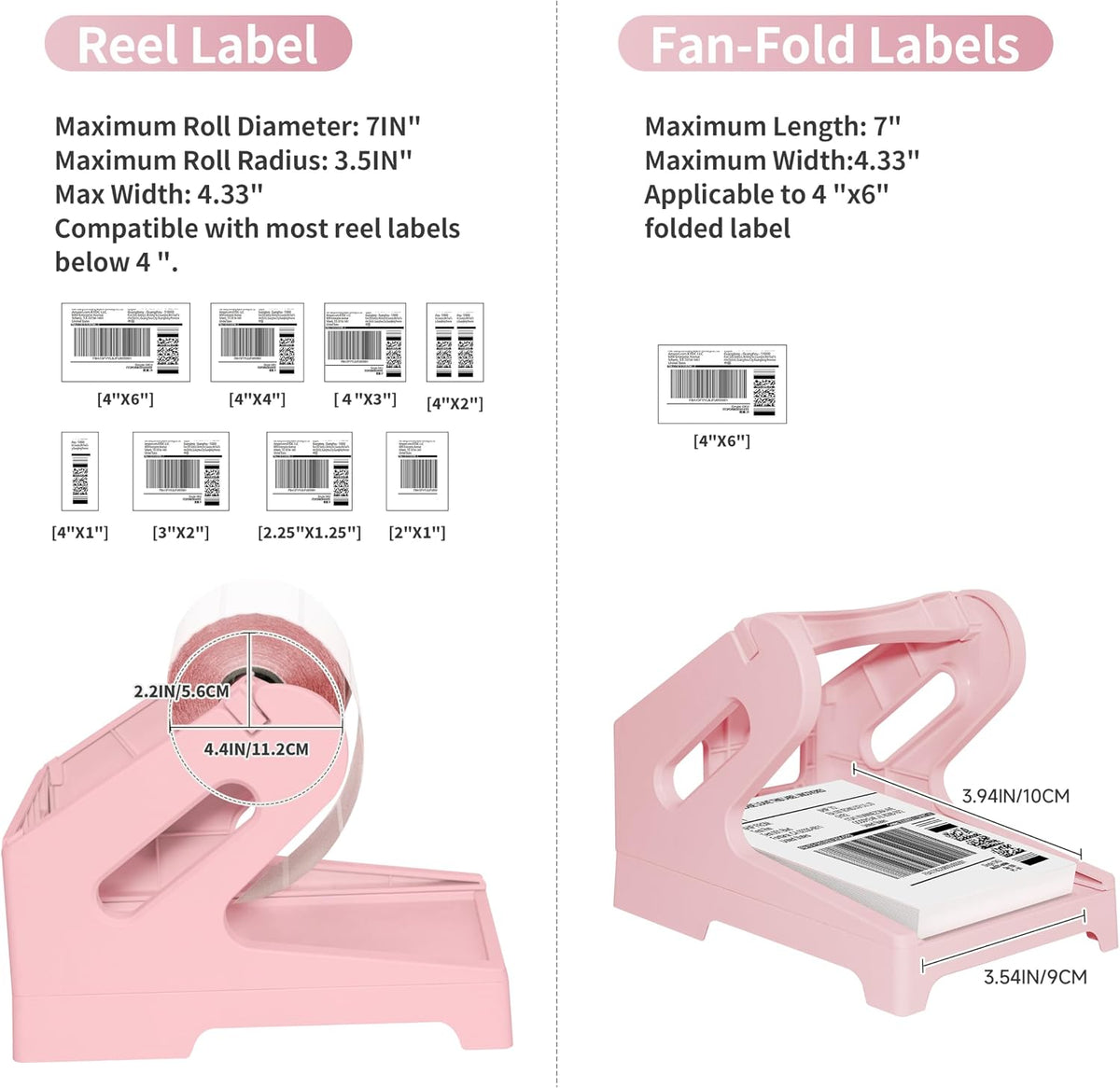 Thermal Shipping Label Holder for Rolls & Fan-Fold Fragile Stickers - Image 3