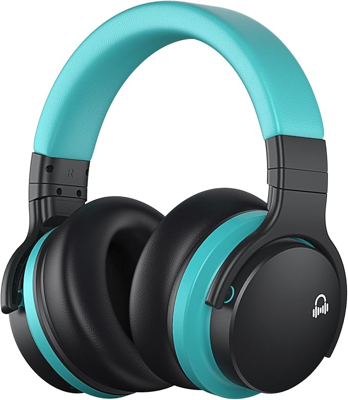 MOVSSOU Million Sold Classic E7 Active Noise Cancelling Headphones | Upgraded HD Sound, Wireless Bluetooth Headphones Over The Ear Unequaled Comfort, Vivid Deep Bass, for Home Office Travel Gift by MOVSSOU