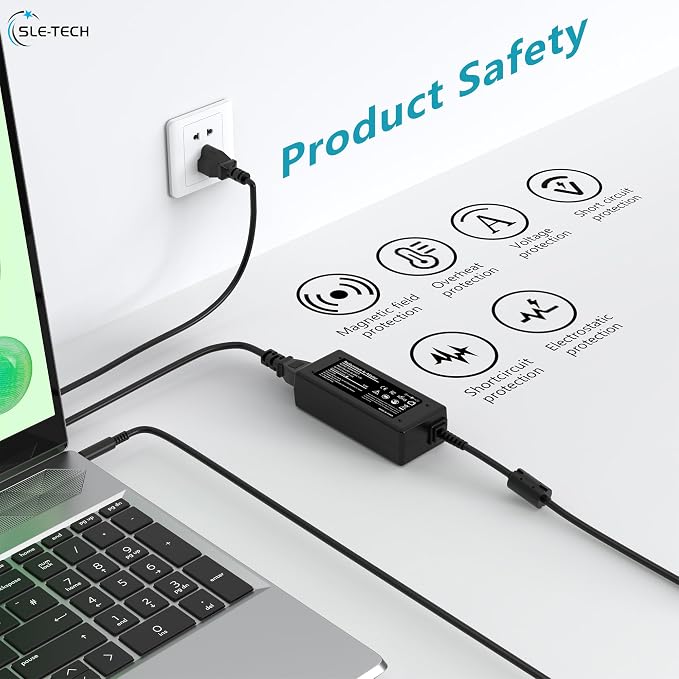 45W Charger for Dell Inspiron Latitude Vostro 4.5*3.0mm Round Tip | Compatible with Inspiron 11 13 14 15 17 Series 3420 3520 3583 3593, Latitude 3140 3420 3520, Vostro 3420 3520 - Image 6