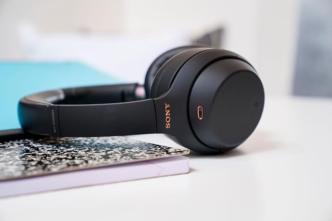 Sony WH-1000XM4 Wireless Premium Noise Canceling Overhead Headphones with Mic for Phone-Call and Alexa Voice Control, Black WH1000XM4 - Image 8