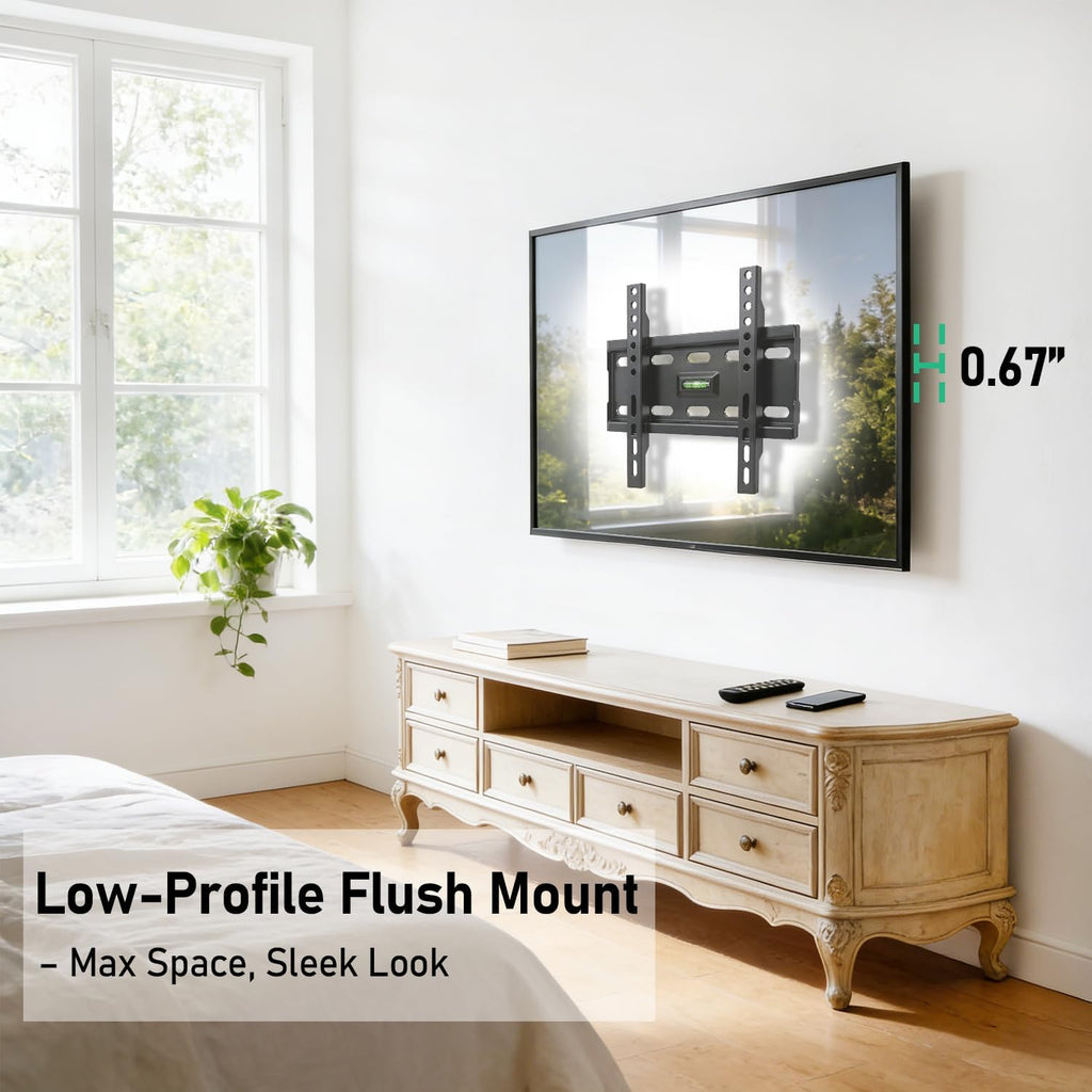 TV Wall Mount Bracket Fixed for 12-43” LED LCD TVs & Monitors - Image 2