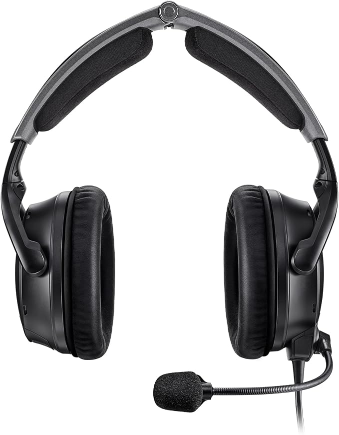Bose A30 Bluetooth Aviation Headset - Lightweight Comfortable Design, Adjustable ANR and Noise Cancelling Microphone, [U174] – Black - Image 3