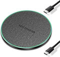 20W Fast Wireless Charger Pad,USB-C Wireless Phone Charging Station | Metal Frame Design,[20W SUPER Fast Charging] Wide Compatible with iPhone 17-11/Airpods,Samsung Galaxy/Buds,LG/Pixel -Gray by WirelessCharger