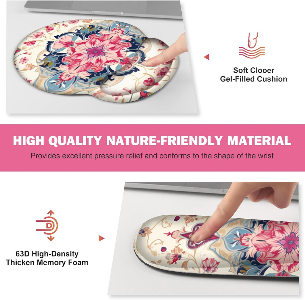 Gaming Mouse Pad, Large Desk Mat Cute Desk Pad Protector, 4in1 XXL Mousepad - Image 4