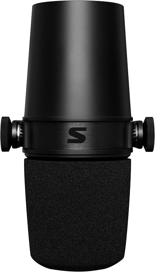 Shure MV7X XLR Dynamic Podcast & Recording Microphone - Black | XLR dynamic mic with voice-isolating technology and all-metal build for podcasting and vocal recording - Image 9