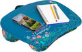 LAPGEAR MyStyle Lap Desk – Big Ideas, Fits 15.6” Laptops | Dual-Bolster Microbead Cushion, Built-In Carry Handle, Ergonomic Curved Front Edge by LapGear
