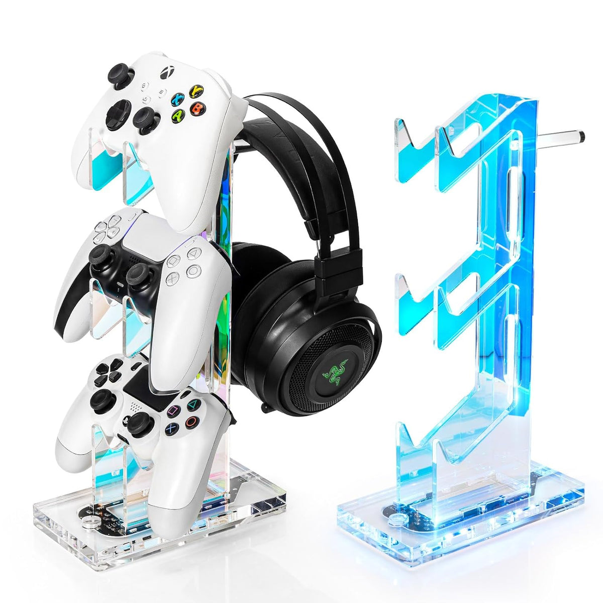OAPRIRE RGB Controller and Headset Stand with 21 Light Modes, 3 Tier by OAPRIRE