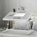 Laptop Desk for Bed, Adjustable Beds Table | USB Charge Port, Foldable Lap top Table with Storage Drawer, Portable Laptops Bed Desk Tray for Eating Working by SIDIANBAN