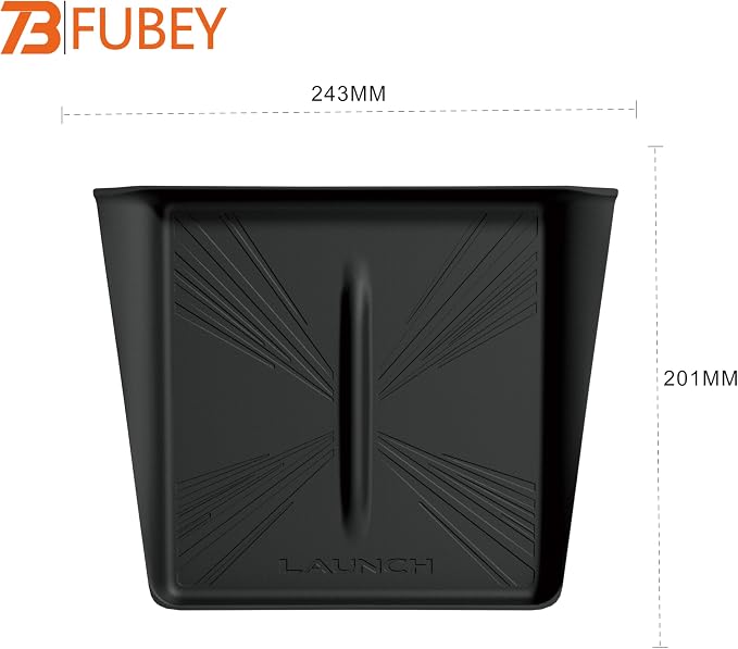 Center Console Silicone Mat for Tesla Model Y Juniper 2025 2026 (Not Fit Standard), Black - Anti-Slip Phone Tray & Wireless Charging Compatible Non-Slip Pad for Model Y Accessories - Image 7