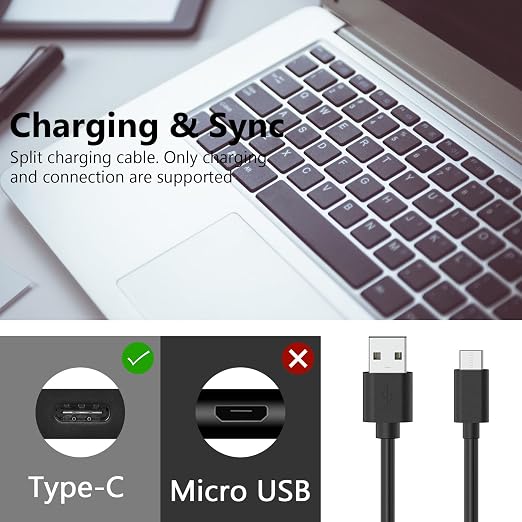 GEEKRIA for Creators USB A to Type C Microphone Cable 10 ft / 3 M, Compatible with Fifine AmpliGame A6, HyperX QuadCast S, SoloCast, Logitech G Yeti GX, TONOR TC30 Mic Cord (Black) - Image 4