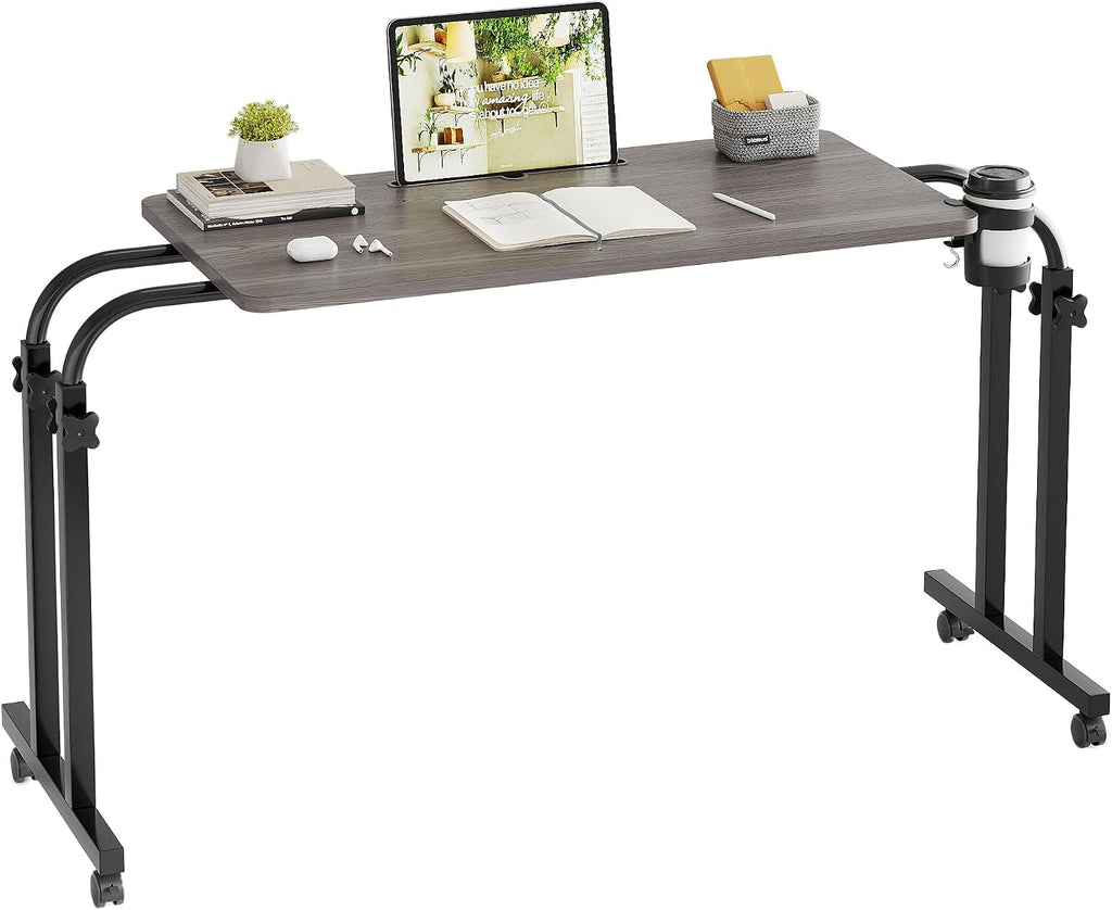 Recliner Table, Overbed Table, Wheelchair Table with Cup Holder - Image 3