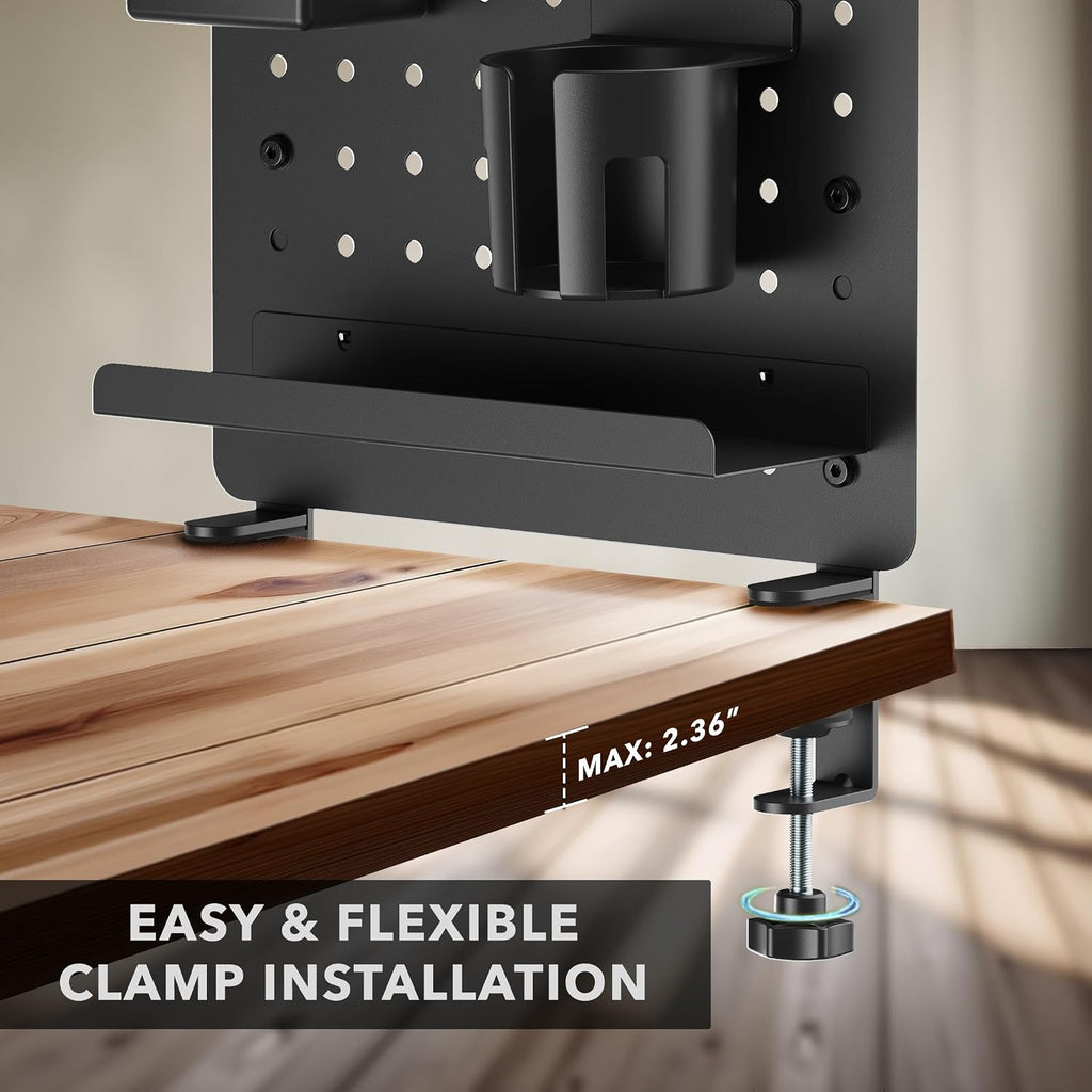Mount-It! Clamp-On Magnetic Pegboard Organizer, 16.5x15.9 - Image 7