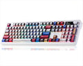 AULA Wireless Mechanical Gaming Keyboard Full Size 8000mAh with Knob&Screen | Hot Swappable Custom,RGB Backlit,Creamy Pre-lubed Blaze Switches,PBT Keycaps,Tri-Mode BT/2.4GHz/USB-C,F106Pro Comic Mix Color by AULA