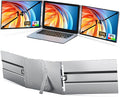 AYY Laptop Screen Extender, 14" FHD 1200P Portable Triple Monitor for 13"-17" Laptops, Aluminum Alloy Stand, Compatible with MacOS/Windows/Chrome by AYYPortableMonitor
