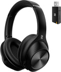 Calmbee Hybrid Active Noise Cancelling Headphones, Bluetooth 5.4 Headphones Wireless Over Ear with Mic for Clear Calls, Hi-Res Audio, 90H Playtime, Transparency, Deep Bass, Dongle Connect, Custom App | Bluetooth 5.4, Clear Mic Calls, Hi-Res Audio, 90H ... by Calmbee