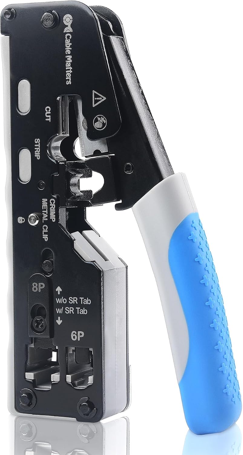 Cable Matters All-In-One Modular Ethernet Crimping Tool Cat 8 by Cable Matters
