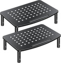 Zimilar 2 Pack Monitor Stands Risers, 3 Height Adjustable Monitor Riser | for Laptop, Printer, iMac, PC, Premium Metal Monitor Stand Riser for 2 Monitors by Zimilar