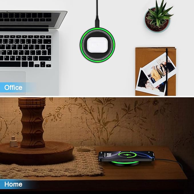 Wireless Charger Samsung Fast Charging Pad for Galaxy S26/S25 Ultra/S25 Plus/S24 FE Ultra/S23/S22/S21/Z Flip Fold 6,15W Wireless Phone Charger Android Charging Mat Station for Google Pixel 9a 9 Pro XL - Image 5