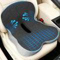 Denchy Memory Foam Car Seat Cushion with Back Support, Truck Driver Cushion | Seat Cushion with Lumbar Support Pillow for Long Driving, Orthopedic Butt Sitting Pad for Office Chair Pain Relief by Denchy
