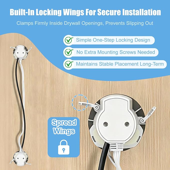 in-Wall Cable Management Kit, TV Wire Concealer with Built-in Outlet | Extension Cord & Hand Saw Supplied for DIY Assembly, In-Wall TV Cables Concealed for Neat Home Theater and Wall TV Wiring - Image 7