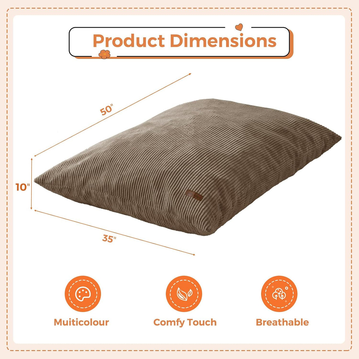 MAXYOYO 3 in 1 Kids Bean Bag Chair, Comfy Floor Sofa with Removed Cover - Image 2